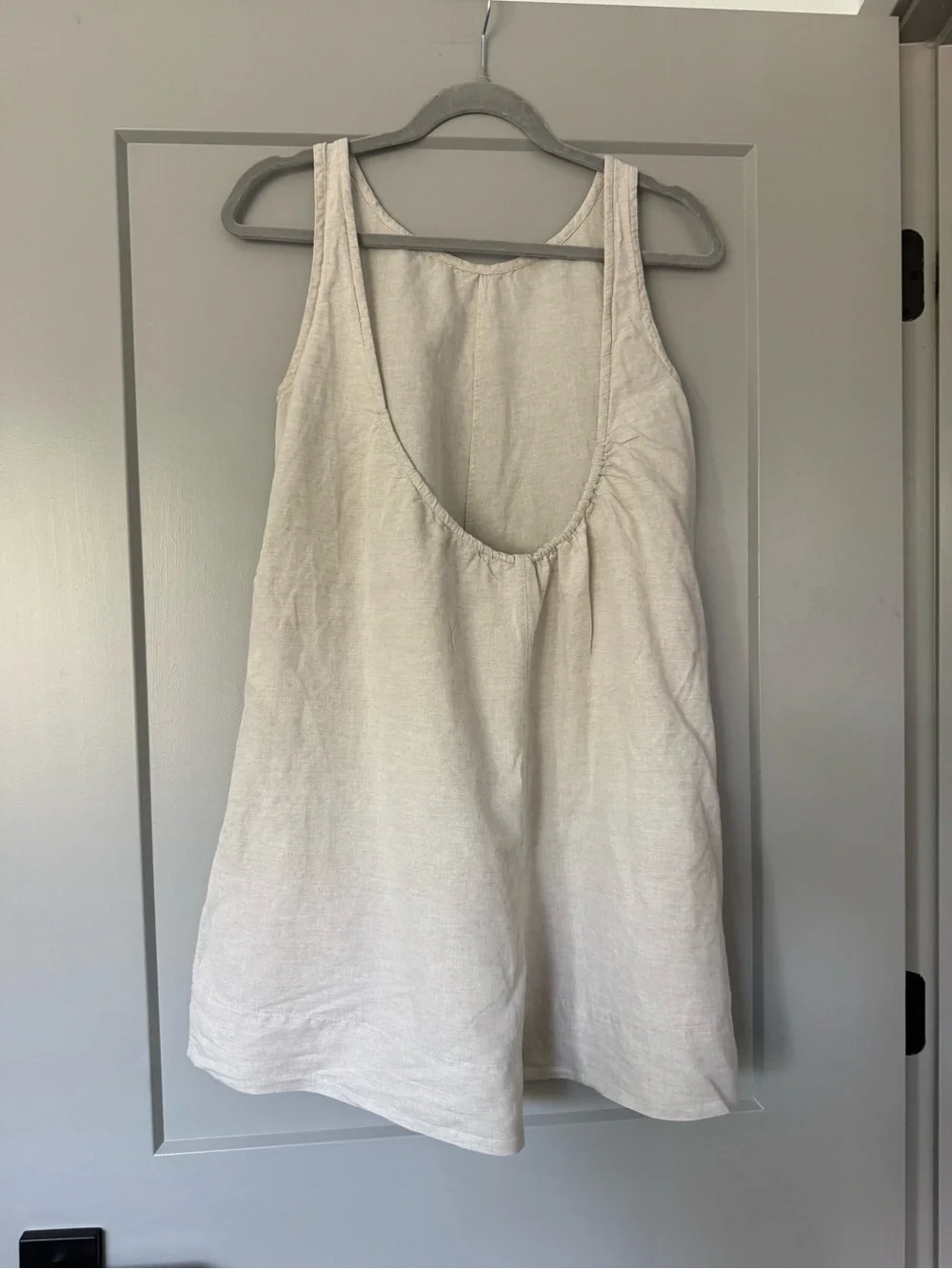 COS Minimalist Relaxed Fit Oversized Playsuit Romper XS Linen Casual Beachy